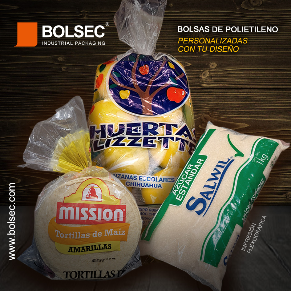 BOLSA DE plastico con impresion en df